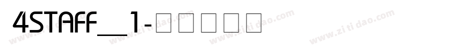  4STAFF__1字体转换